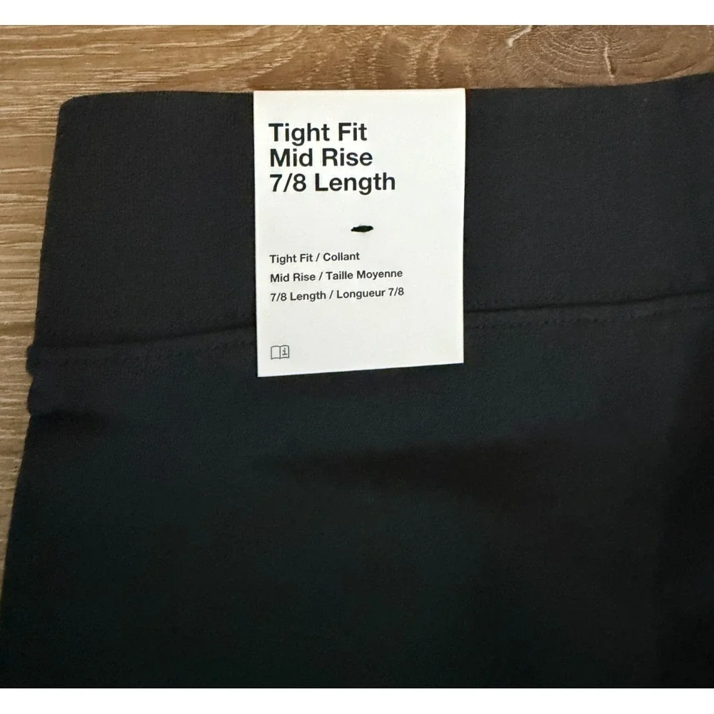 Nike Womens Leggings XS Black 7/8 Ankle Tight Mid Rise CZ8532-010 NWT